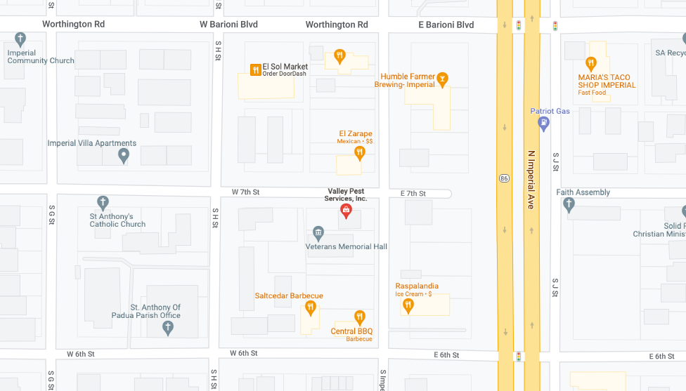 Google Maps Image Valley Pest Services
